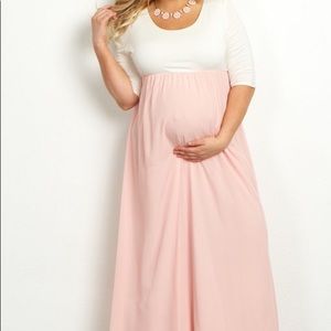 Plus size (2x) PinkBlush maternity dress